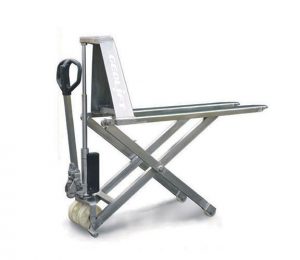 GeoLift SLP10SS Stainless Steel Scissor Lift Pallet Truck 1.0 Ton