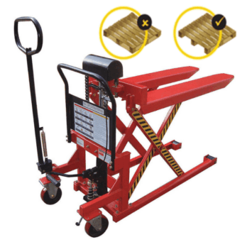 Geolift sl10 manual skid lifter 1.0 ton ergonomic lift table